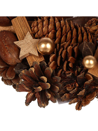 Подсвечник полимер, 1 свеча, 29 см, для свечи до 10.5 см, SYSGZSB-4623071