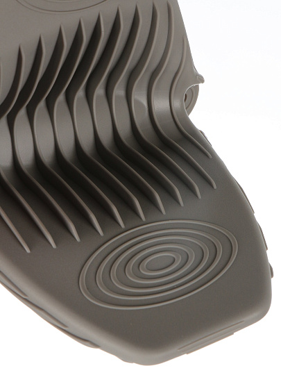 Прихватки силикон, 2 шт, усиленная, 11х1.4 см, навеска, сер, Y4-11194