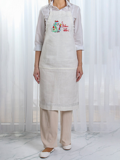 Набор кухонный 2 шт, фартук 72х85 см + полотенце 50х60 см, 100% хлопок, Dinosti, С Новым годом!