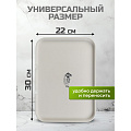 Поднос пластик, 30х22 см, прямоугольный, белый, Y4-8639 - фото 6