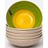 Тарелка суповая, керамика, 18 см, круглая, Аэрография Зеленый луг, Elrington, 139-23066 - фото 4