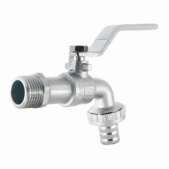 Кран водоразборный 1/2'', со штуцером, STI