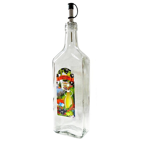 Бутылка для масла, стекло, 250 мл, с дозатором, в ассортименте, 626-591/626-593