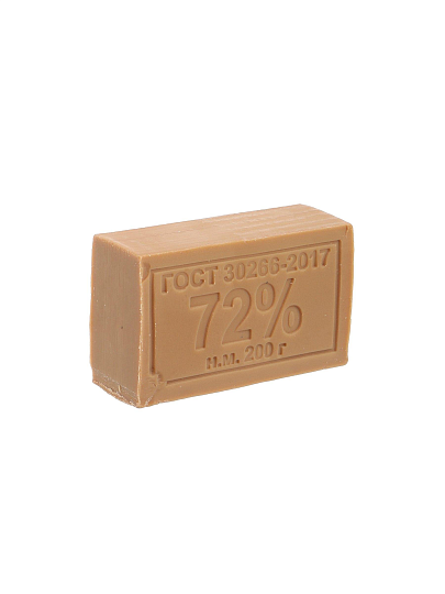 Мыло хозяйственное 72%, Меридиан, 200 г, ГОСТ