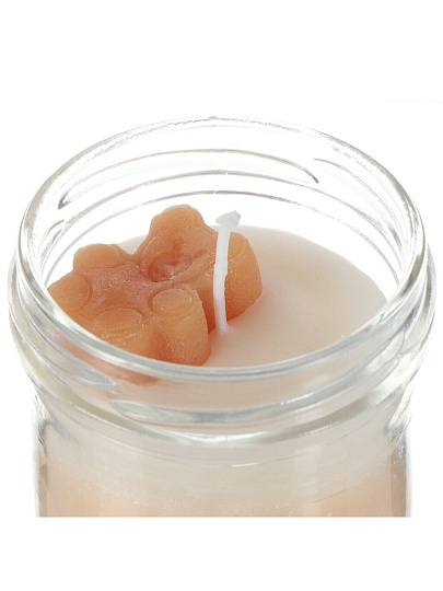 Свеча декоративная ароматическая, 6.4х5.9 см, в баночке, Kukina Raffinata, С фигуркой внутри, с крышкой, 125 мл, 501646