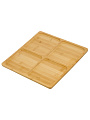 Менажница бамбук, 30x30x1.5 см, 4 секции, нет, Daniks, PS58730B - фото 3