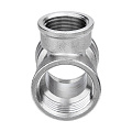 Тройник 1&amp;quot;х3/4&amp;quot;х1&amp;quot;, г-г-г, латунь, AquaLink - фото 4