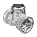 Тройник 3/4&amp;quot;х1/2&amp;quot;х3/4&amp;quot;, г-ш-г, латунь, AquaLink