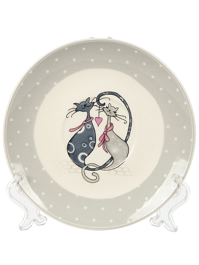 Чайная пара керамика, 2 предмета, на 1 персону, Котики, B060812