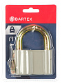 Замок навесной BARTEX алюминиевый 80мм, блистер, 3 ключа, 504668 - фото 4