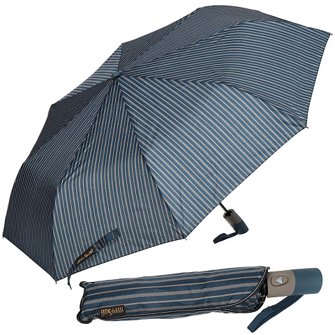 Зонт для мужчин, полуавтомат, 8 спиц, 55 см, сплав металлов, полиэстер, в ассортименте, 3708А/302-289