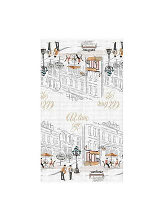 Полотенце кухонное 40х70 см, 170 г/м2, 100% хлопок, Самойловский текстиль, Город, Вид 1, Россия