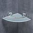 Полка для ванной стекло, настенная, угловая, РМС, A9011 - фото 3