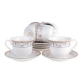 Сервиз чайный из керамики, 12 предметов, Шанталь NKY12-G01 Korall