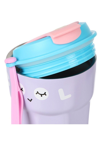 Термокружка нержавеющая сталь, 350 мл, Cool, сиреневая, Y4-9293