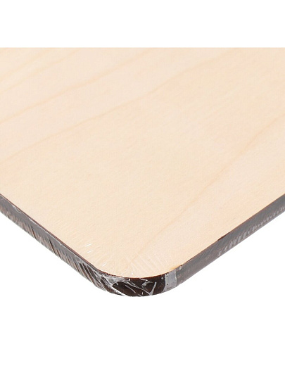 Доска разделочная дерево, 21х29х0.6 см, с ручкой, прямоугольная, Лаванда, Ф-14