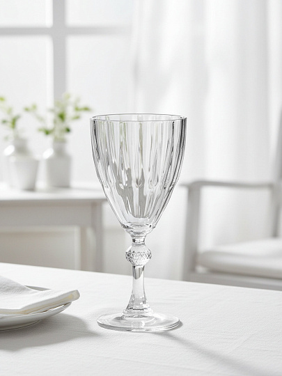 Бокал для вина, 300 мл, стекло, Pasabahce, Даймонд, 44777SLB