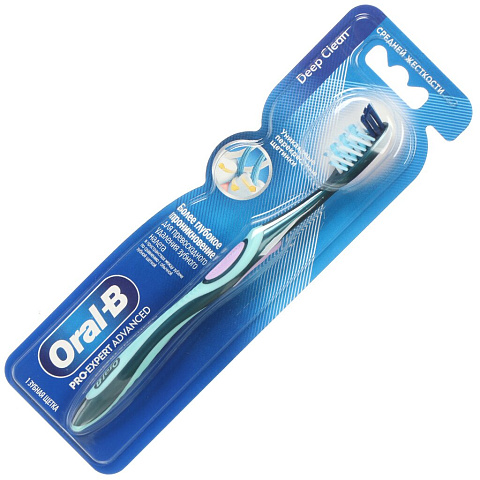 Зубная щетка Oral-B, PROExpert Advanced Глубокое очищение, средней жесткости, взрослая, 40, в ассортименте