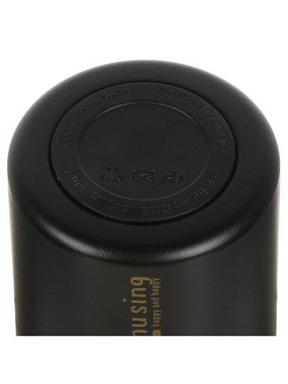 Термобутылка нержавеющая сталь, 0.6 л, черная, Y4-9307