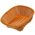 Корзина 25.5х9х9 см, прямоугольная, плетеная, полимер, Y4-7007
