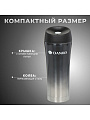 Термокружка нержавеющая сталь, 0.45 л, Daniks, колба нержавеющая сталь, графит, SL-NT015-met-grpht - фото 2