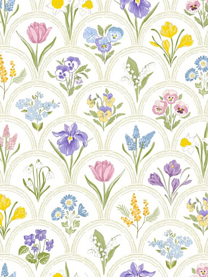 Пленка самоклеящаяся 0.45х8 м, принты, 0.08 мм, P59223