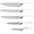 Набор ножей стальных Satoshi Такено 803-059 на подставке, 6 предметов - фото 2
