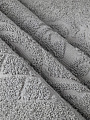 Плед евро, 220х240 см, подарочная коробка, жаккард, 100% хлопок, Karteks, Damask 14, серый - фото 4