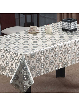 Клеенка Silvano, Металлик, 1.39х20 м, ПВХ на тканевой основе, светлое золото, PW183-035