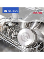 Кастрюля нержавеющая сталь, 5.8 л, крышка стекло, Daniks, Бонн, GS-01319-24CA, индукция - фото 7