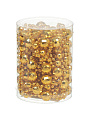 Бусы новогодние пластик, 1.4х500 см, круглые, золотые, SY18ZL-86 G