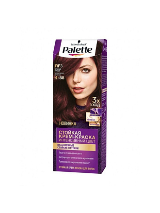 Краска для волос, Палетт, RF3, красный гранат, 110 мл