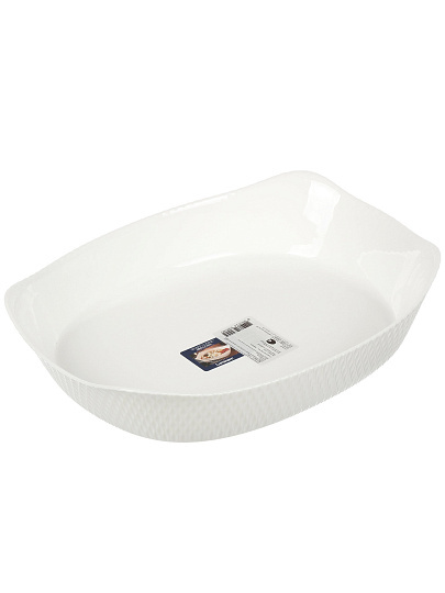 Форма для запекания стекло, 22х30х6 см, 1.8 л, прямоугольная, Luminarc, Smart Cuisine Wavy, V1463