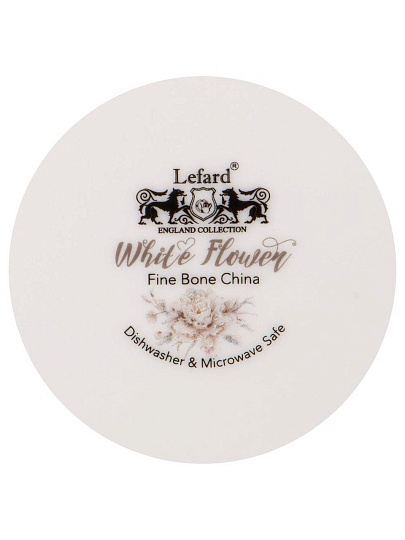 Салатник фарфор, круглый, 15.5х7 см, 0.8 л, White Flower, Lefard, 415-2139