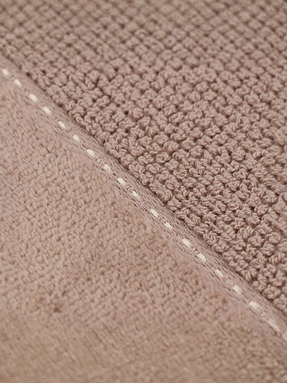 Полотенце банное 50х90 см, 100% хлопок, 470 г/м2, Амур, Silvano, бежевое, Узбекистан