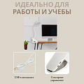 Светильник настольный 6 Вт, белый, абажур белый, Ultraflash, UF-747 C01, 14479, 3 уровня яркости - фото 12