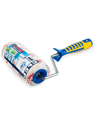 Валик малярный Акор, Профи, полиамид, 240 мм, с бюгелем, красно-серый, 274 48 824