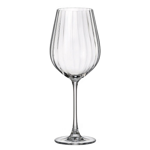 Бокал для вина, 650 мл, стекло, 6 шт, Bohemia, Columba optic, 91L/1SI81/0/00000/650-664