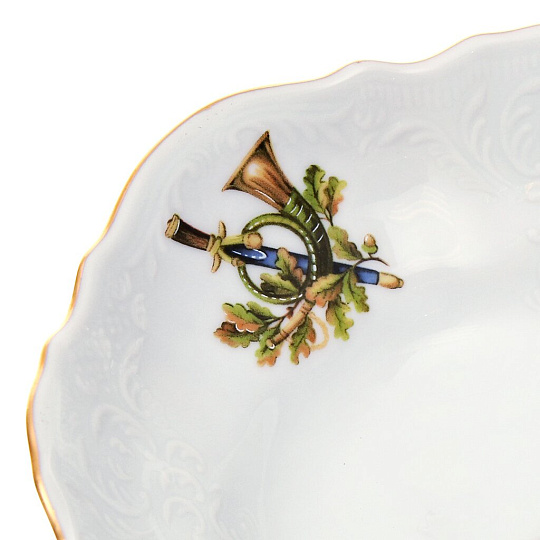 Салатник фарфор, круглый, 19 см, Охотничьи сюжеты Лось, Bernadotte, P1750678JQZU001011