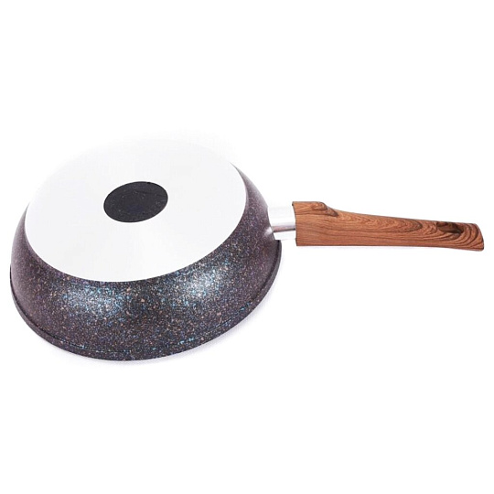 Сковорода алюминий, 26 см, антипригарное покрытие, Kukmara, Granit Ultra, синяя, съемная ручка, сгг262а