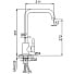 Смеситель для кухни, Frud, с картриджем, нержавеющая сталь, R40052 - фото 10
