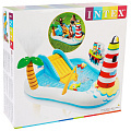 Игровой центр-бассейн Intex, 218х188х99 см, Веселая рыбка, 57162NP, 1828 л, горка, распылитель, мячики, игрушка, от 2 лет - фото 6