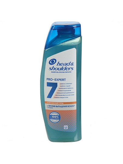 Шампунь Head &amp; Shoulders, Pro-Expert 7в1, против перхоти, 300 мл, Против выпадения волос