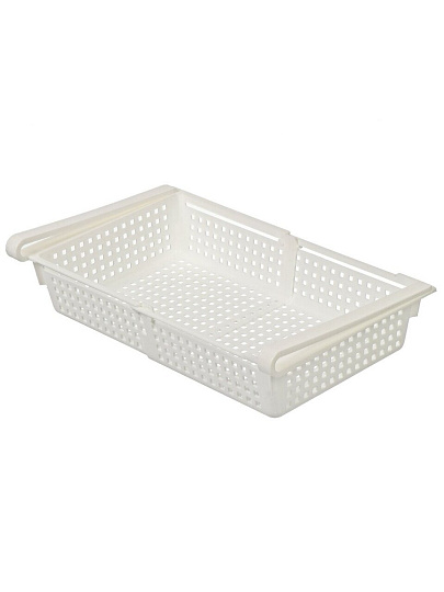 Органайзер для холодильника, 20х19.7х7.7 см, раздвижной, белый, Violet, Лофт, 730206