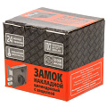 Замок накладной дверной, Омега, ЗН-3, 00-00000647, медь - фото 4