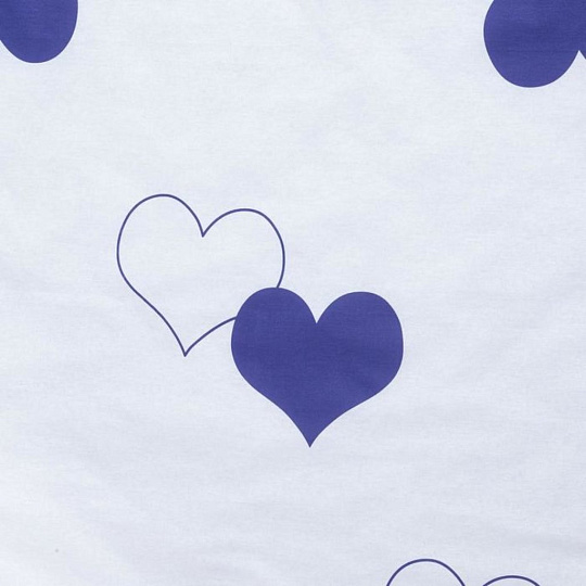 Постельное бельё евро &quot;Этель&quot; Сердца пододеяльник 200х217 см+наволочка 70*70 см-2 шт, 5437583