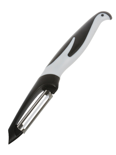 Овощечистка нержавеющая сталь, 18,5 см, рукоятка пластик, Daniks, Y4-9651