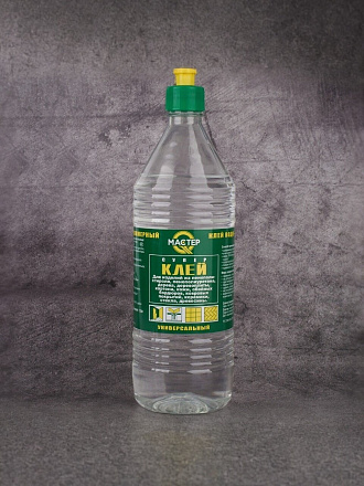 Клей Мастер, строительный, бесцветный, водостойкий, однокомпонентный, 1 л, 2090
