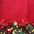 Скатерть 145х180 см, 100% хлопок, 200 г/м2, Новогодние звезды на ветвях, красная, AI-2005025 - фото 3