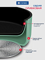 Сковорода алюминий, 20 см, антипригарное покрытие, Daniks, Olive, с деревянной ручкой, индукция, Y4-11702 - фото 3